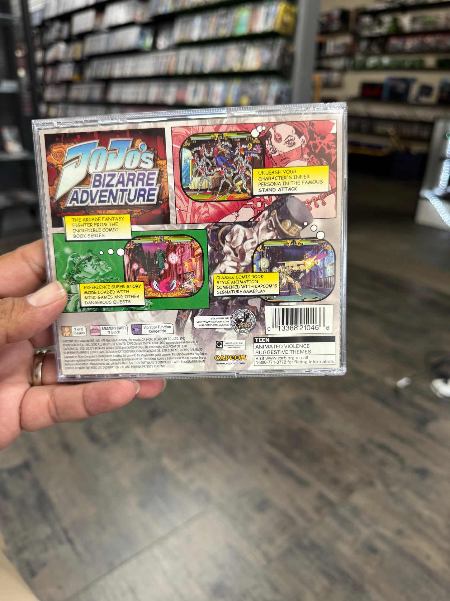 Jojos Bizzare Adventure PS1 Complete with Registration Card