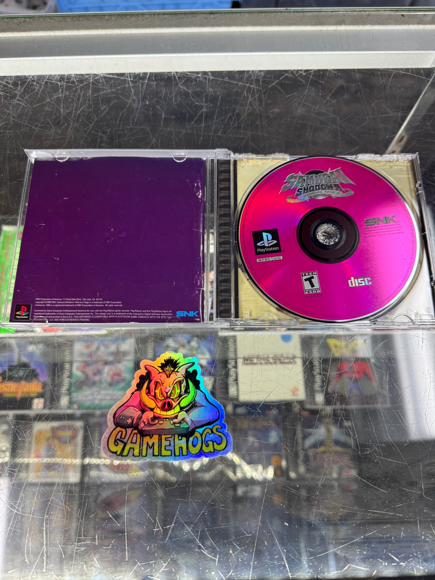 Samurai Showdown Warriors Rage PS1 Complete