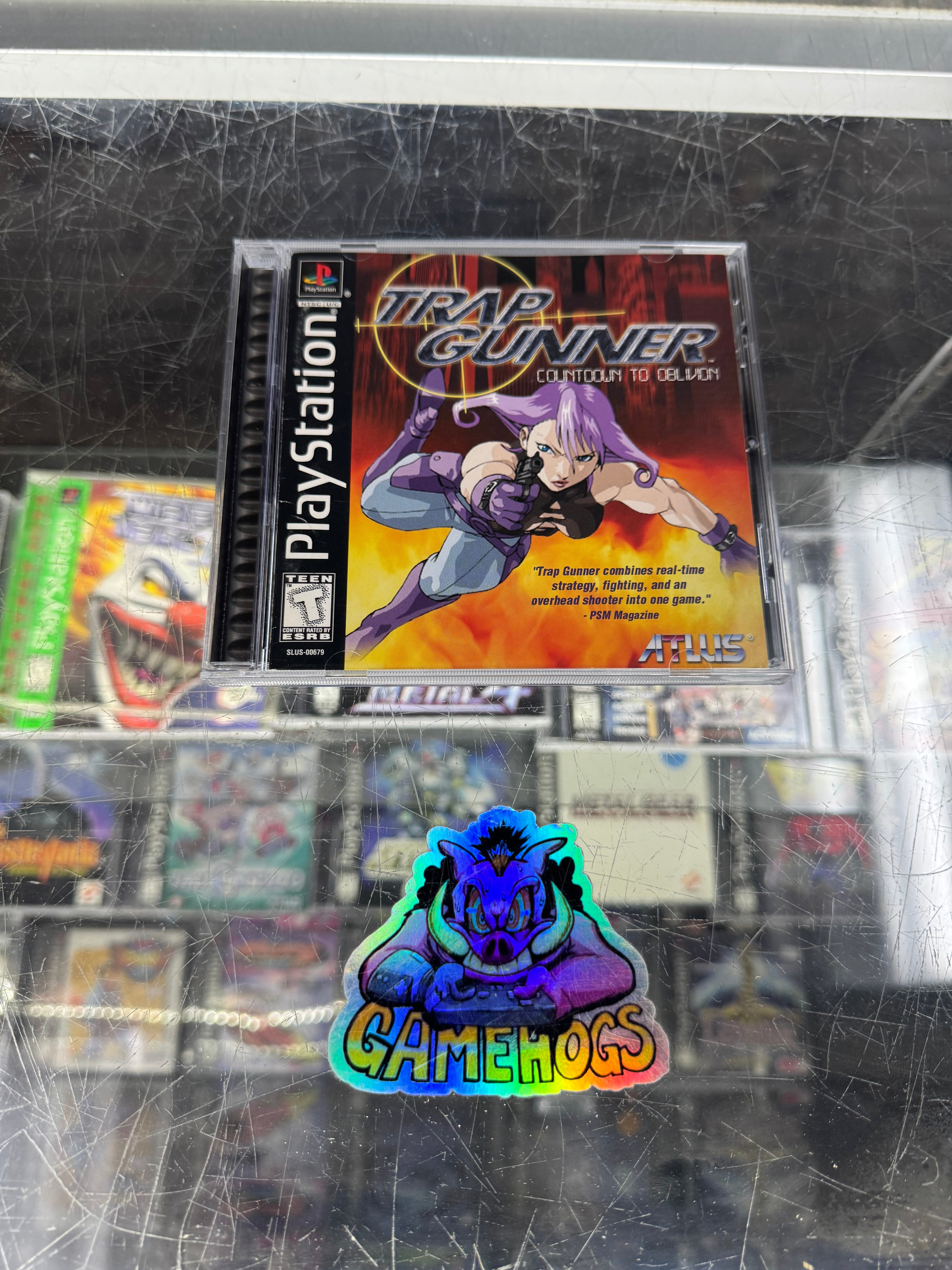 Trap Gunner Countdown To Oblivion Black Label Playstation 1 PS1 Sealed Trap Gunner Countdown To Oblivion Black Label Playstation 1 PS1 Sealed
