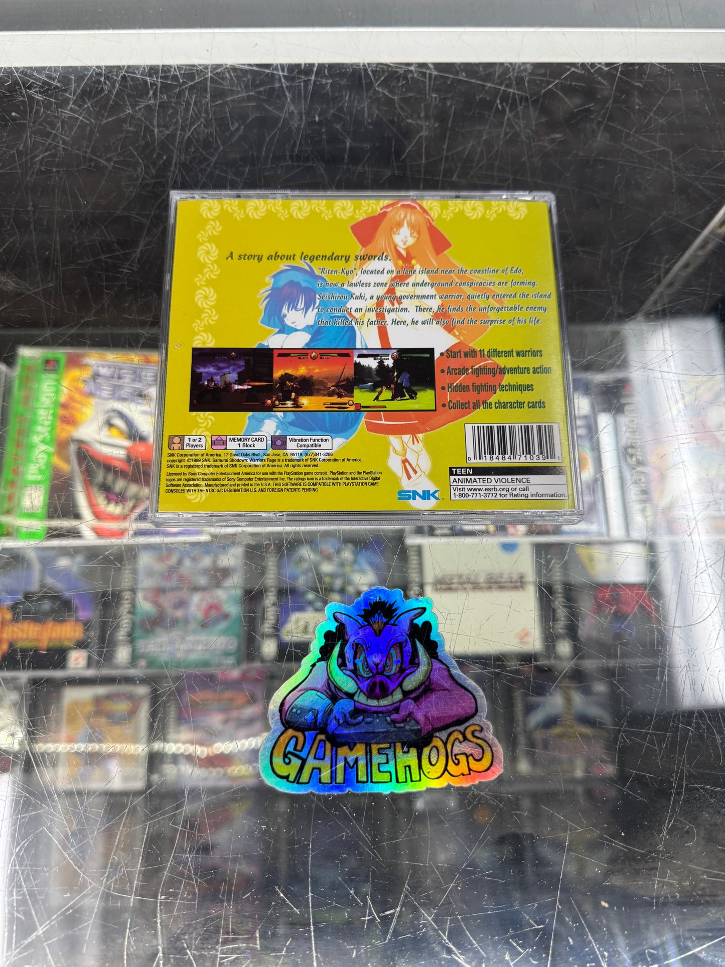 Samurai Showdown Warriors Rage PS1 Complete