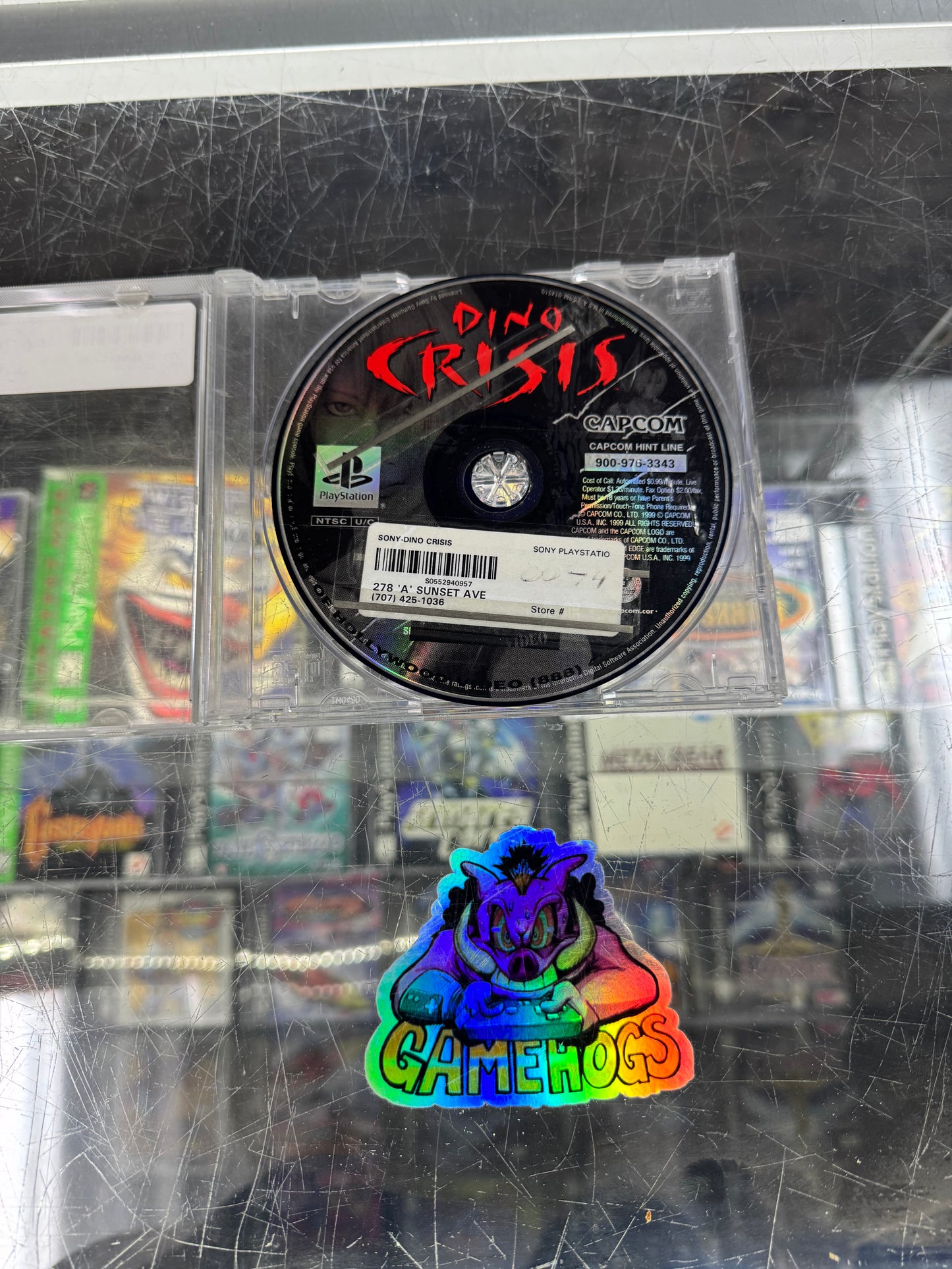 Dino Crisis PS1 Loose Disk