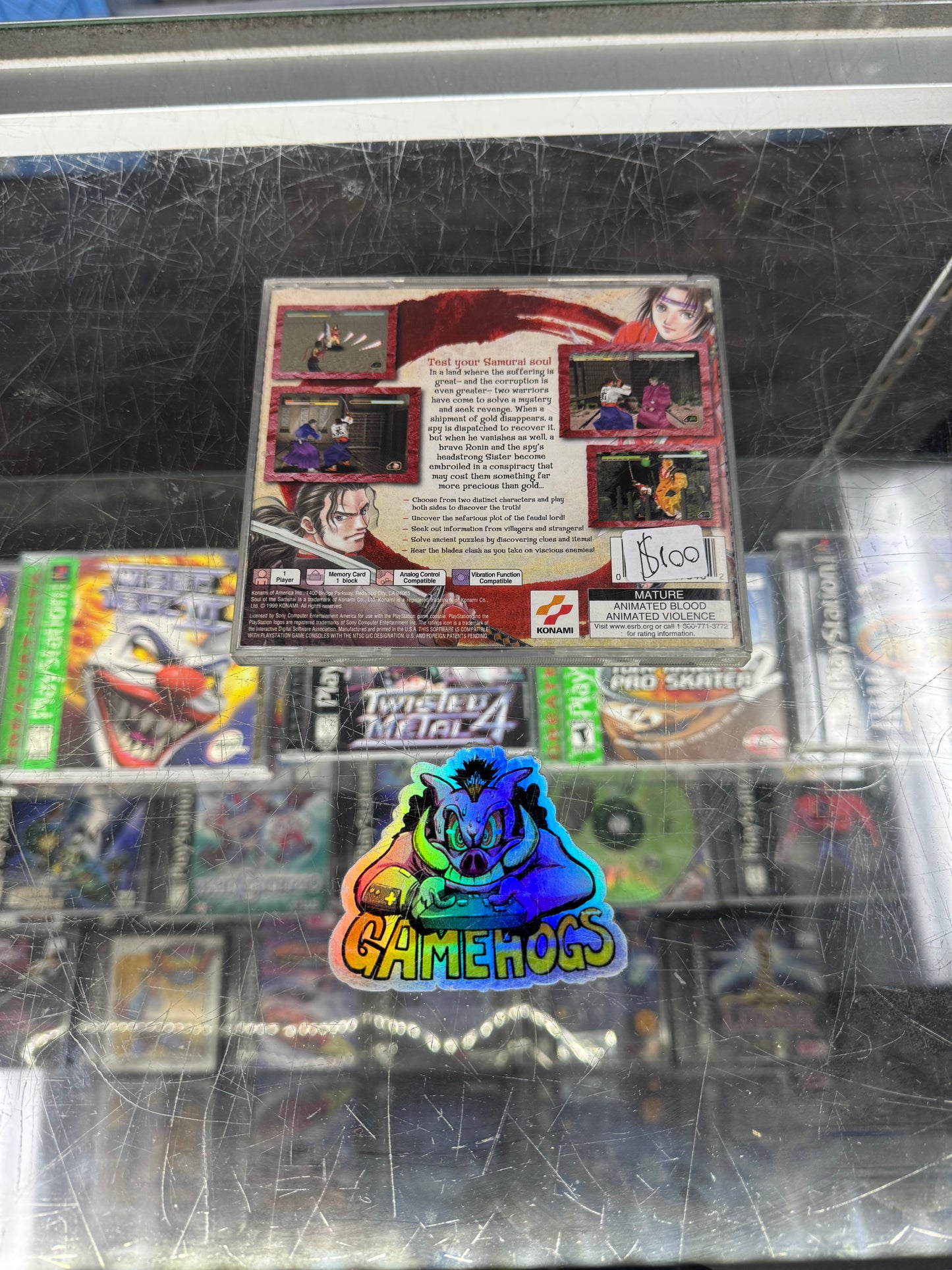 Soul of the Samurai PS1 Complete with Registration Card