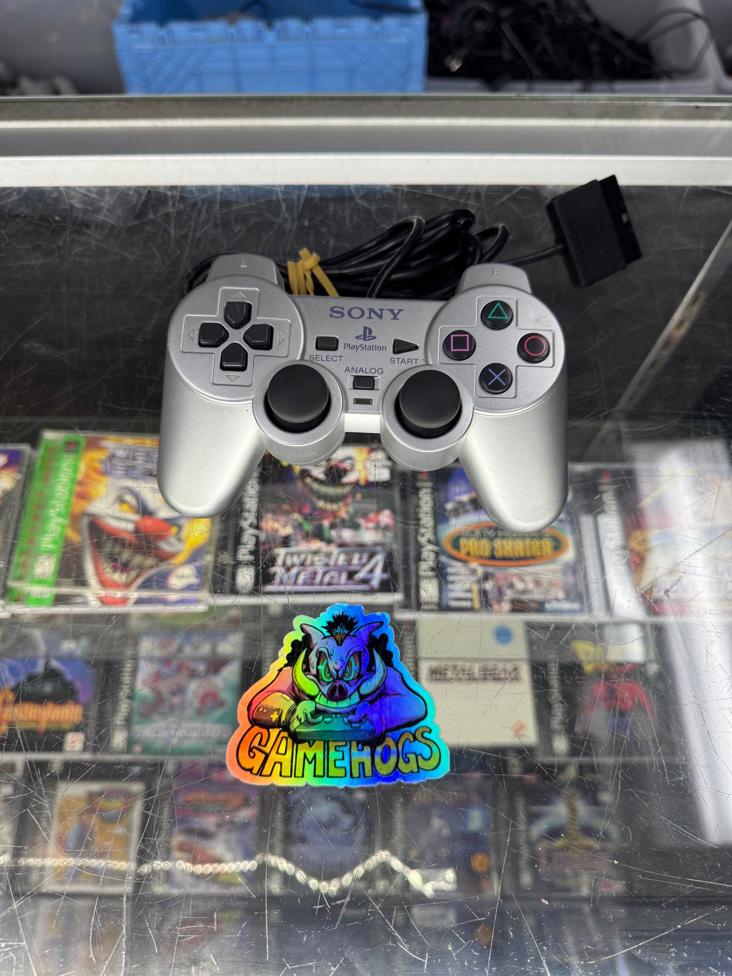 PlayStation 2 Silver Authentic Dual Shock Controller