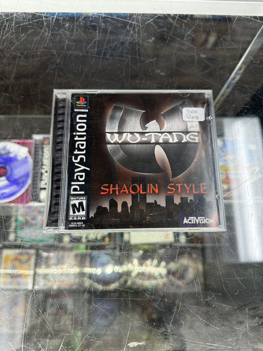 Wutang Clan Shaolin Worldwide PS1