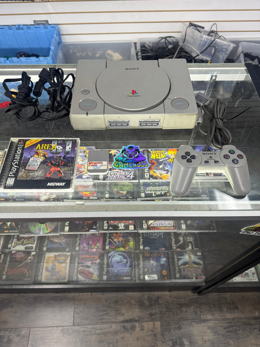 PlayStation 1 Area 51 Bundle $120