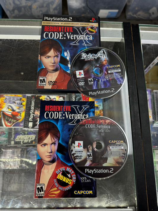 Resident Evil Code Veronica X PS2 1st Edition