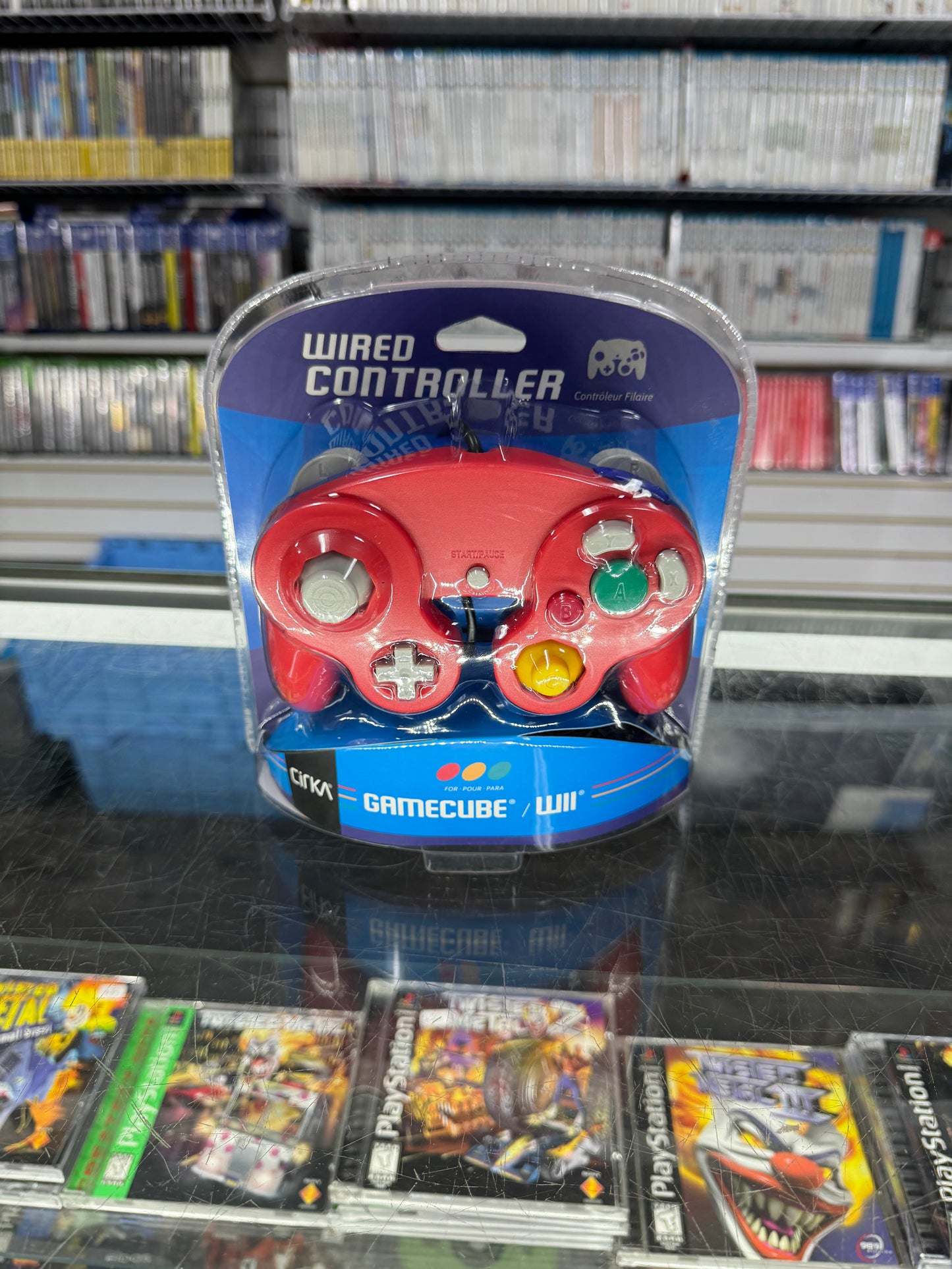 GameCube New Aftermarket Controller Mario Edition