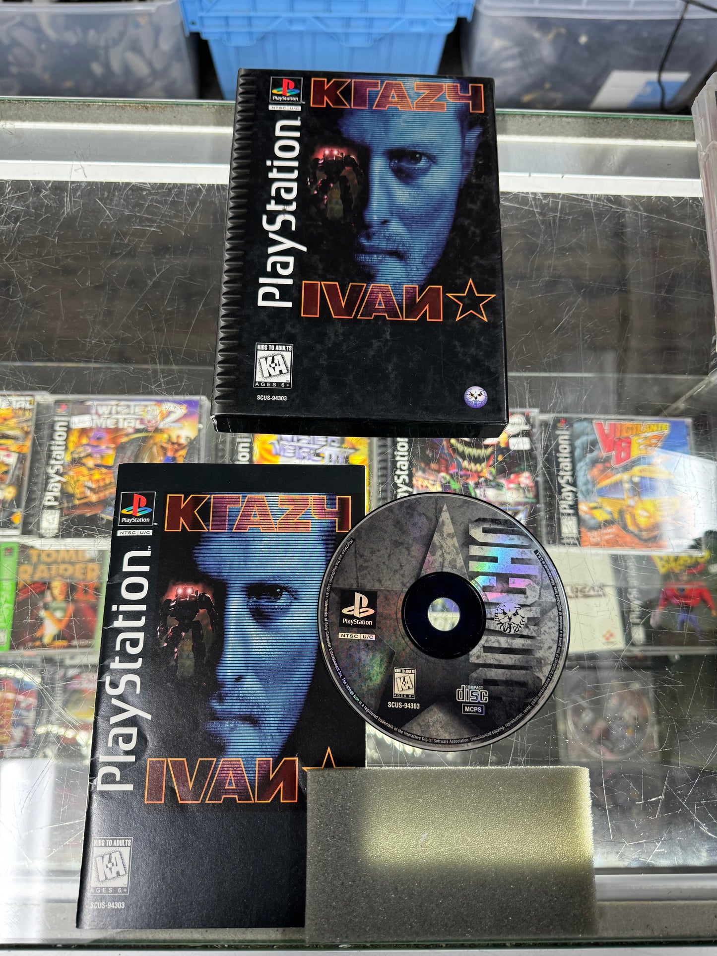 Krazy Ivan PS1 Complete Long Box