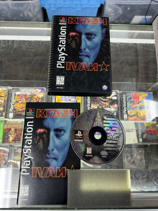 Krazy Ivan PS1 Complete Long Box