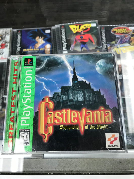 Castlevania Symphony Of The Night Ps1 Greatest Hits