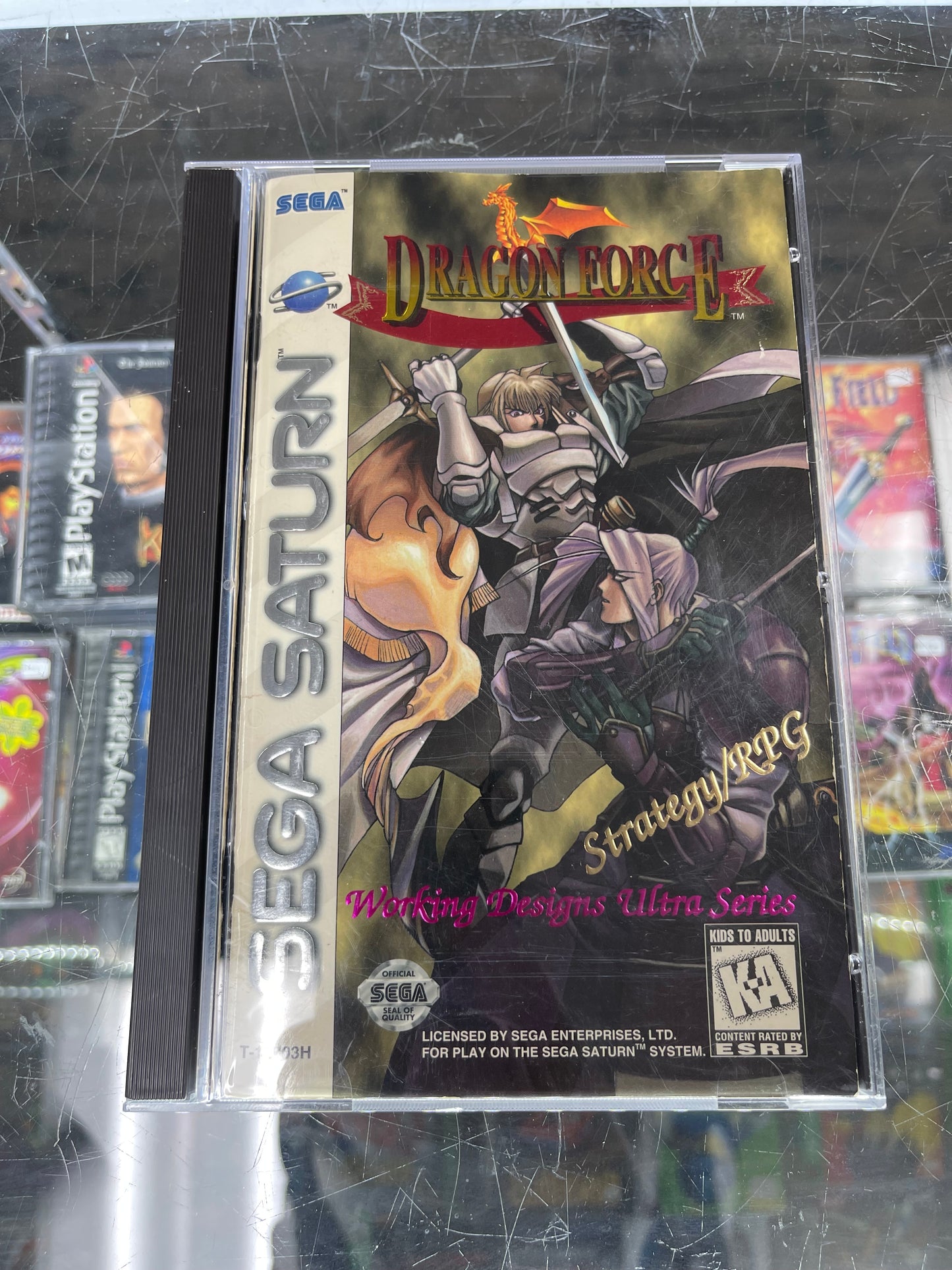 Dragon force Sega Saturn Complete