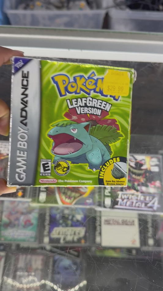 Pokemon Leaf Green with Box